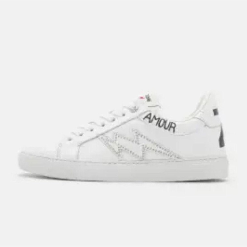 Zadig & Voltaire 100% leather sneakers size 38